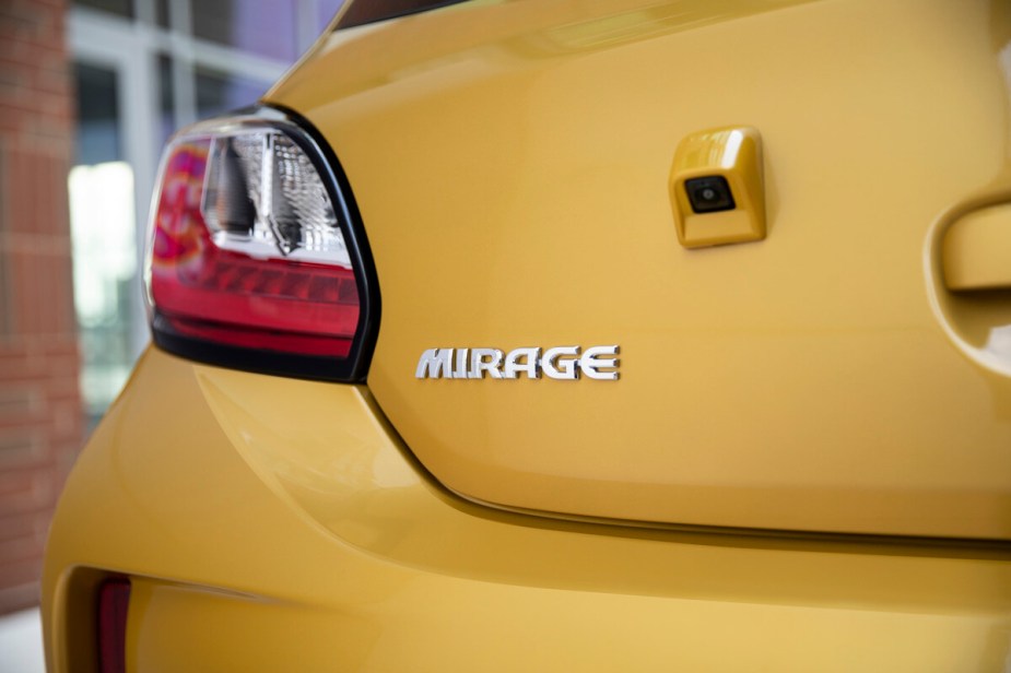 Mitsubishi Mirage badging