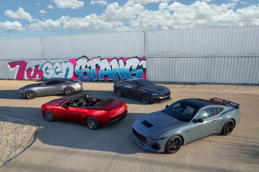 The new 2024 Ford Mustang lineup shows off its coupes and convertibles.