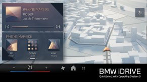 New BMW infotainment system