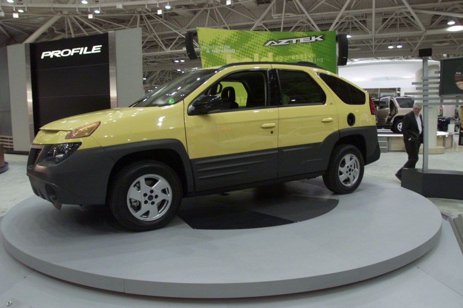 A Yellow Aztek Car 