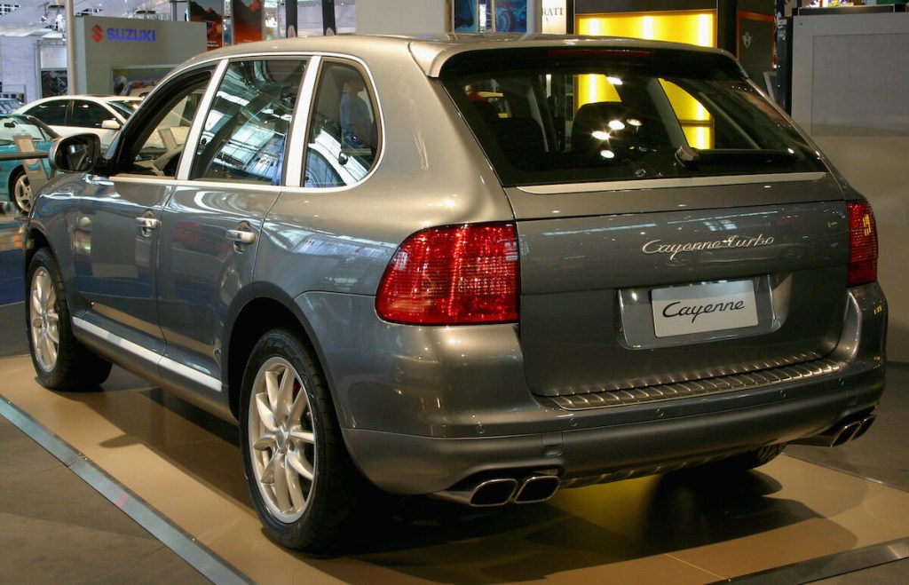 Porsche Cayenne silver