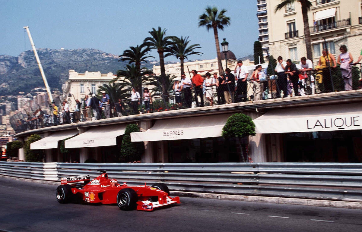 Michael Schumacher Monaco F1 Car