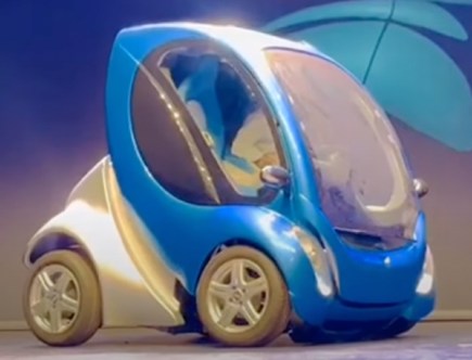 This Foldable Electric Car Can Shrink to 6 Feet to Save Space