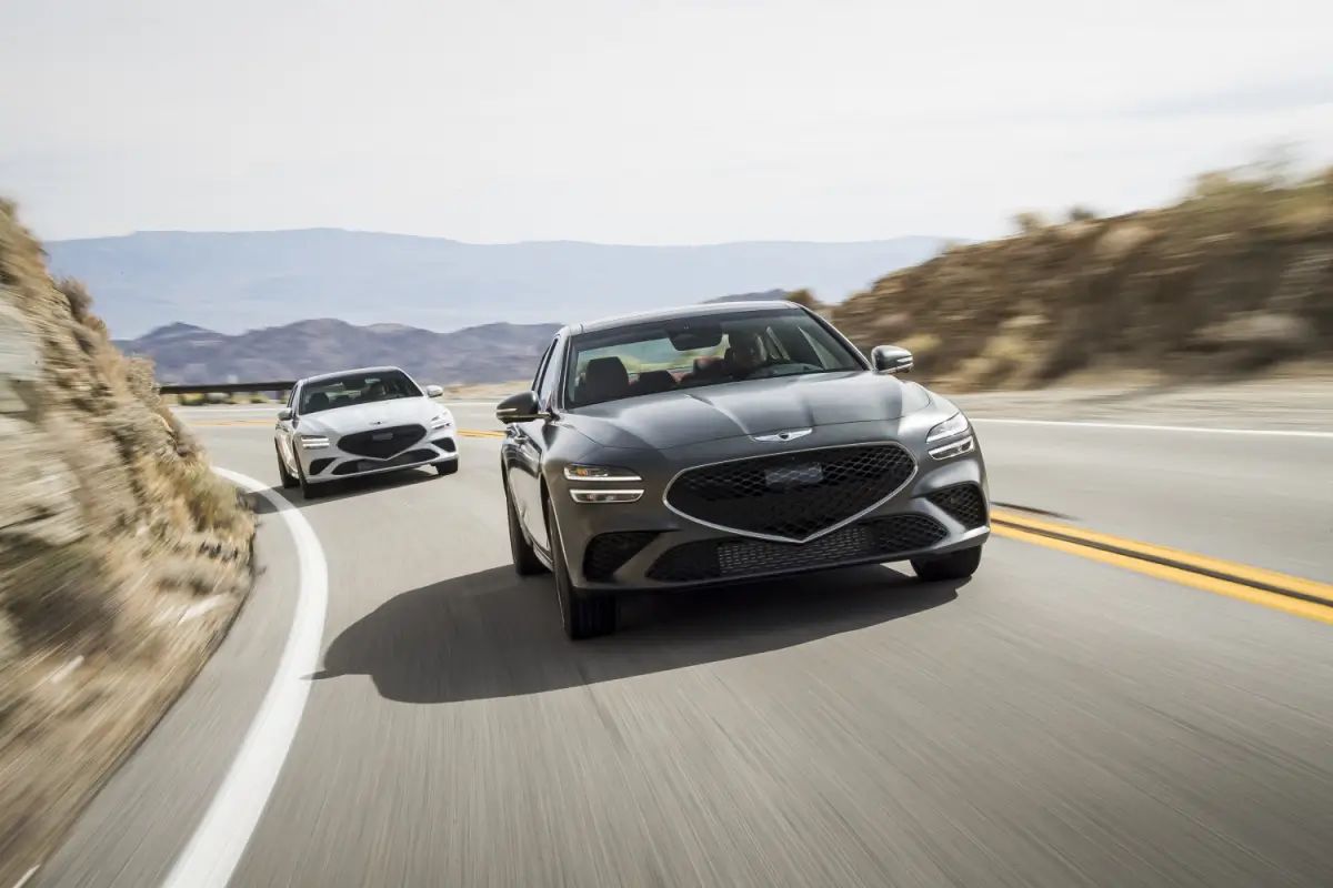 The 2023 Genesis G70 is our best midsize luxury car of 2023.