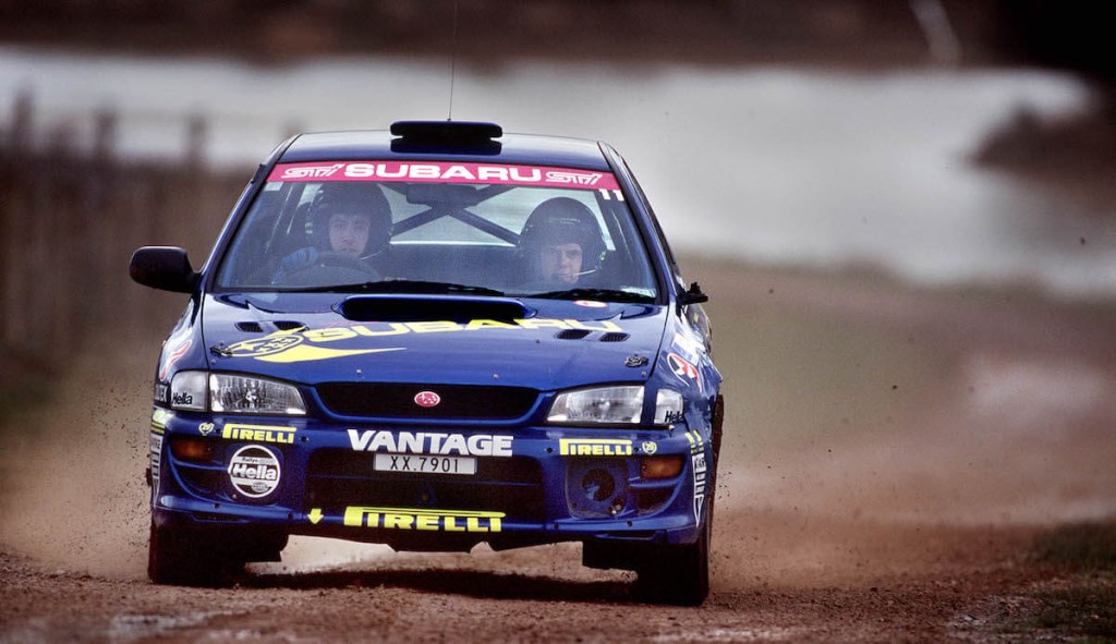 Subaru WRX rally car