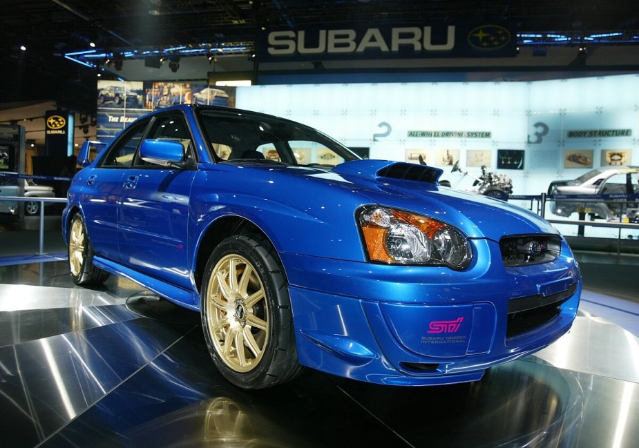 Subaru WRX STI Blue