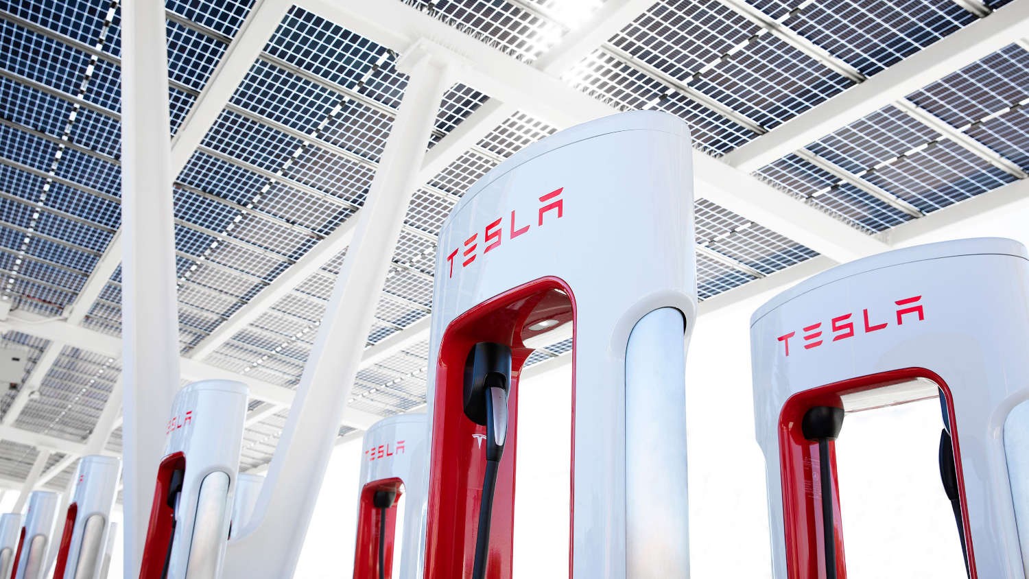 The Tesla Magic Dock at Tesla Superchargers