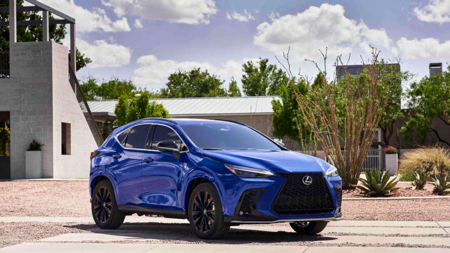 What's new with the 2024 Lexus NX seen here in blue