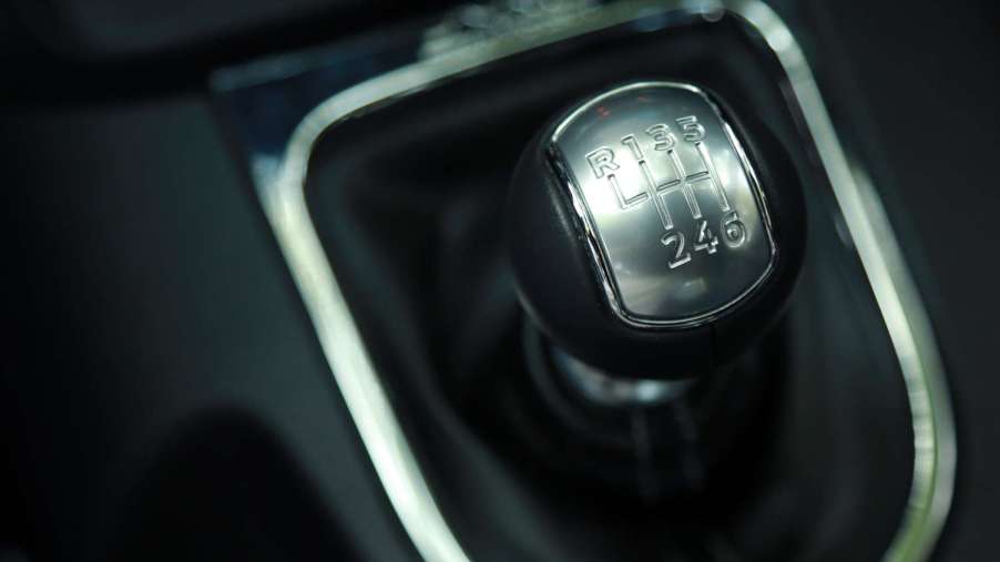 The difference between a manual and an automatic transmission, manual option seen here