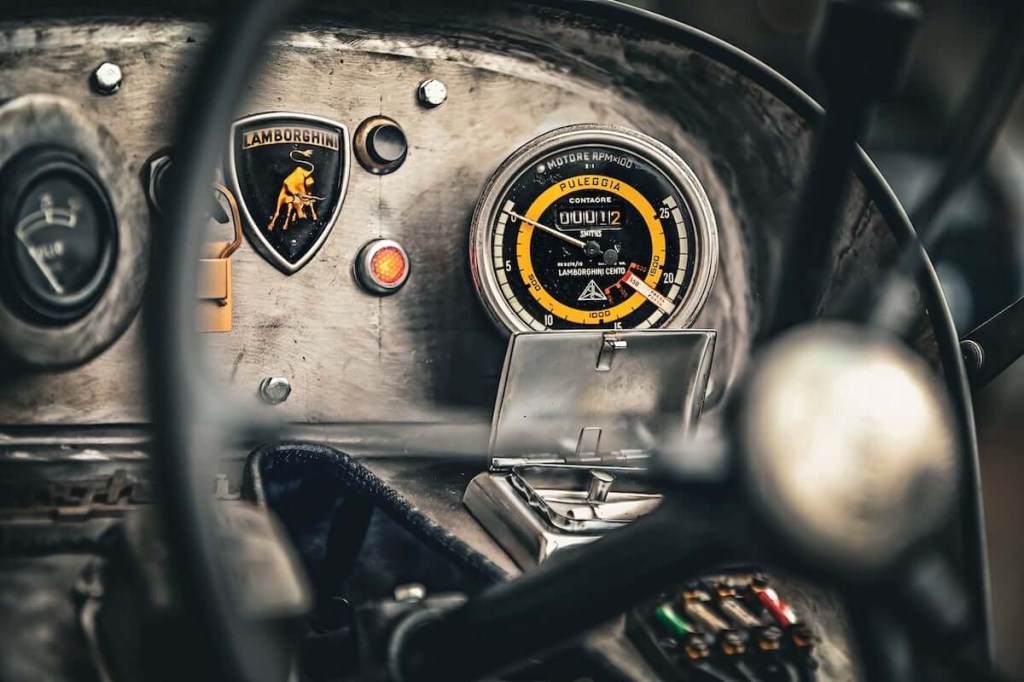 1960 Lamborghini Centenary art tractor dash