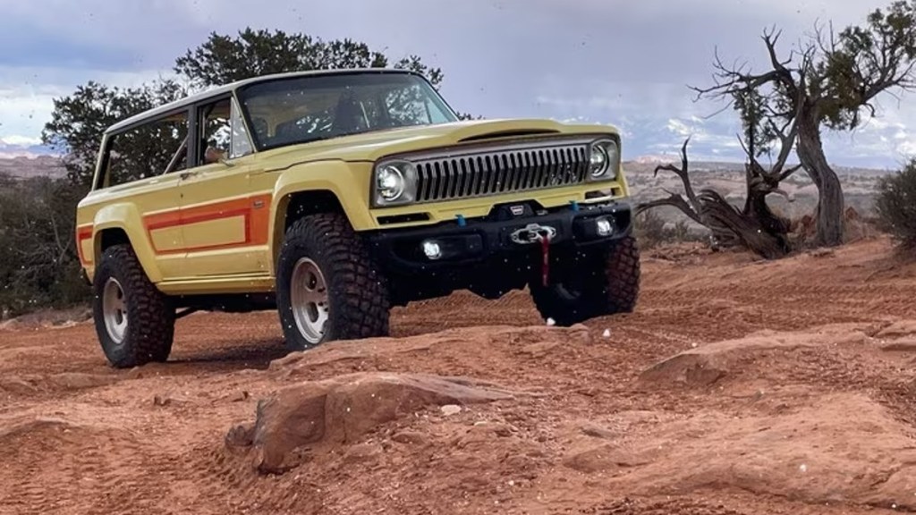 1978 Jeep Cherokee 4xe Concept Playing on the Moab Trails