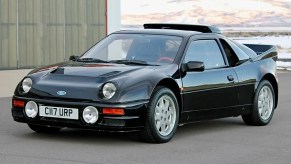 Ford RS200 rally car, a rare car that underwent a restoration