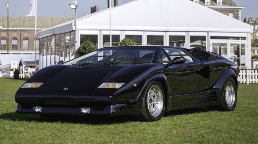 A 1989 25th Anniversary Lamborghini Countach is a rare supercar