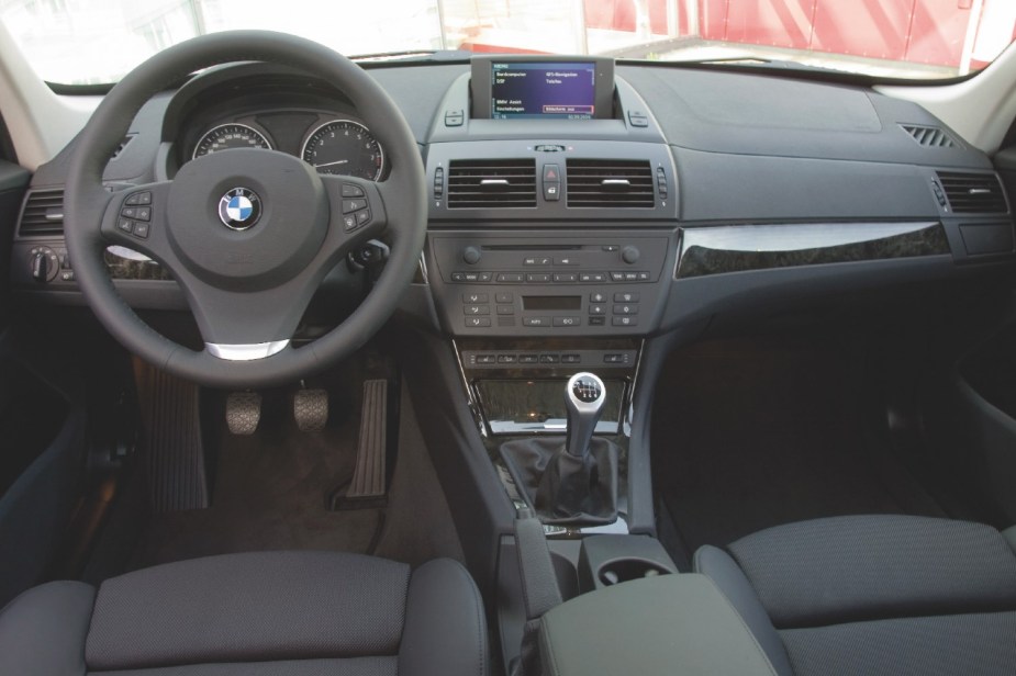 2007 BMW X3 interior 