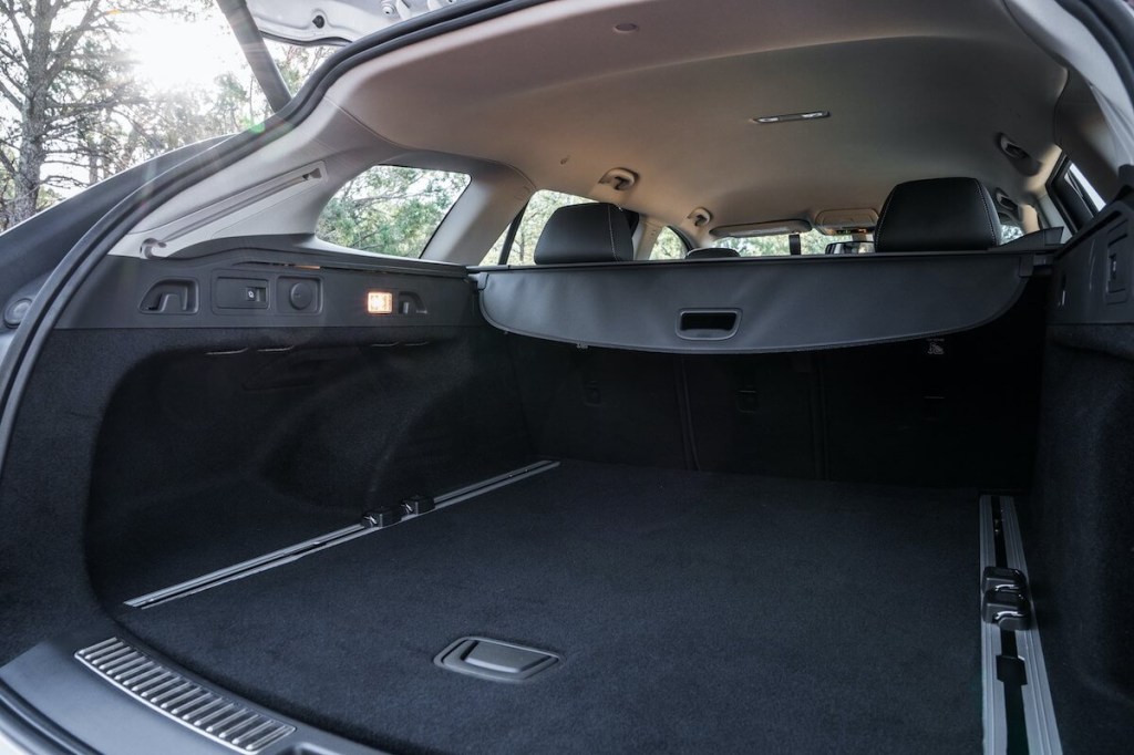 A view of the cargo area in the 2020 Buick Regal TourX