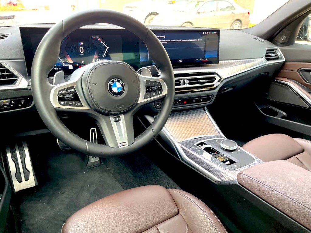 2023 BMW M340i front interior