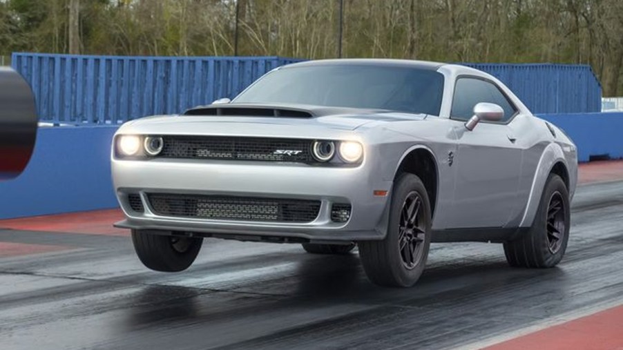2023 Dodge Challenger SRT Demon 170 on a dragstrip - The Dodge Demon 170 Sunroof is very expensive