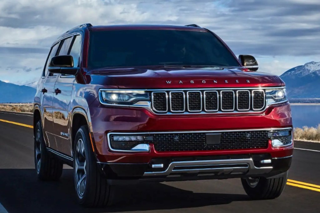 2023 Jeep Wagoneer in red. best large SUV