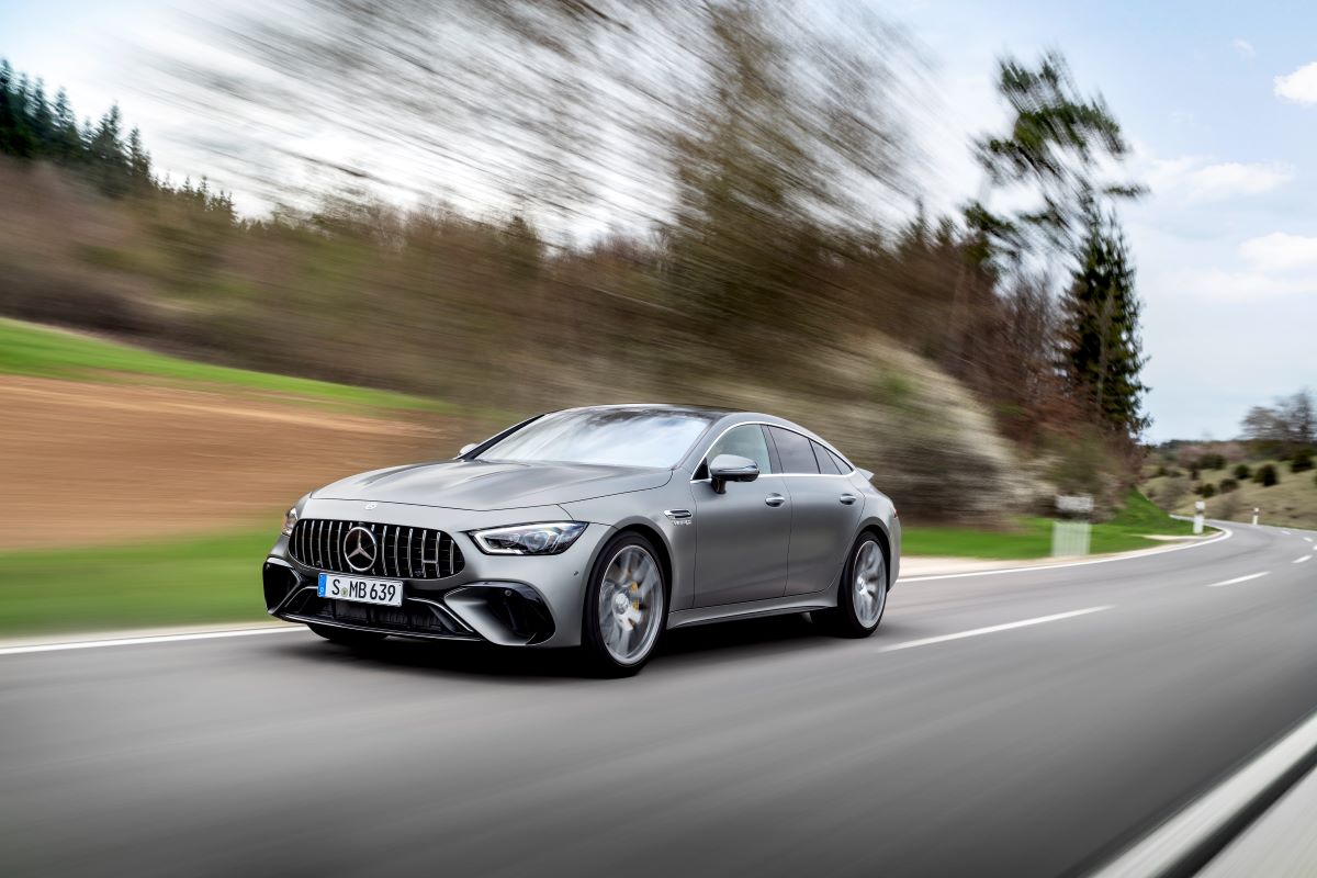 This AMG GT is a supercar for four