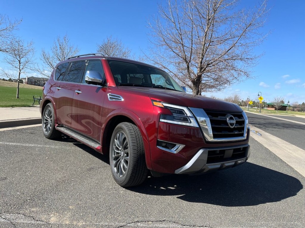 A front angle view of the 2023 Nissan Armada