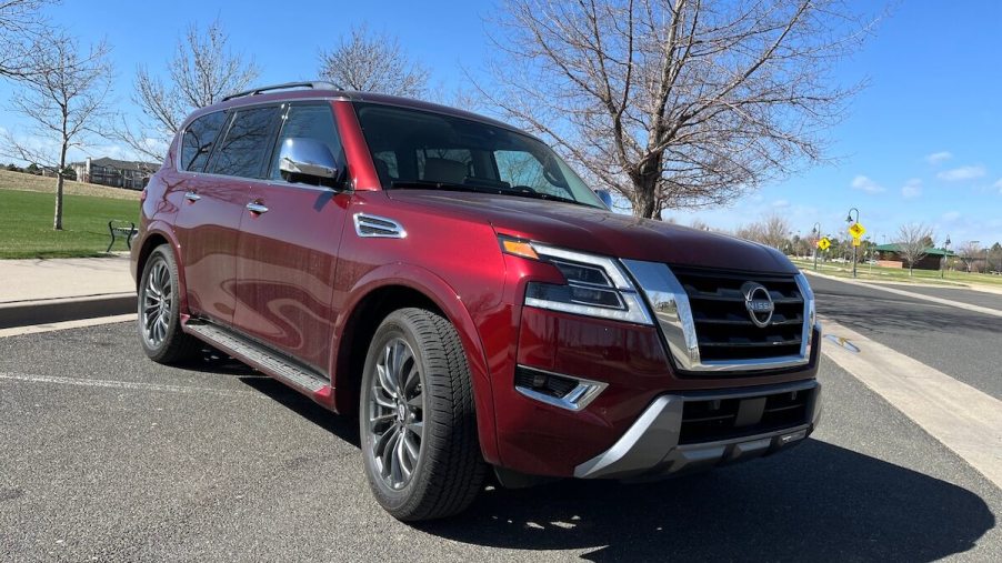 A front angle view of the 2023 Nissan Armada