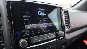 2023 Nissan Frontier 9-inch touchscreen infotainment