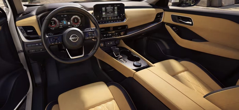 The 2023 Nissan Rogue has a comfortable interior 