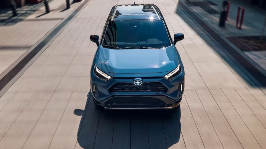 2023 Toyota RAV4 from a distance.