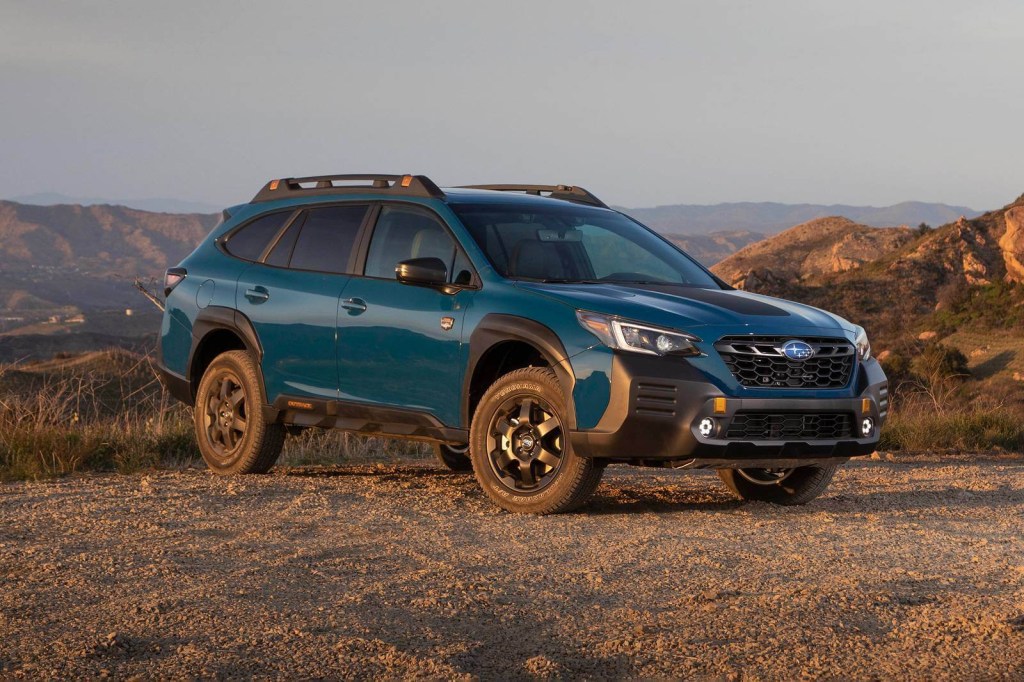 The 2023 Subaru Outback off-roading in mud