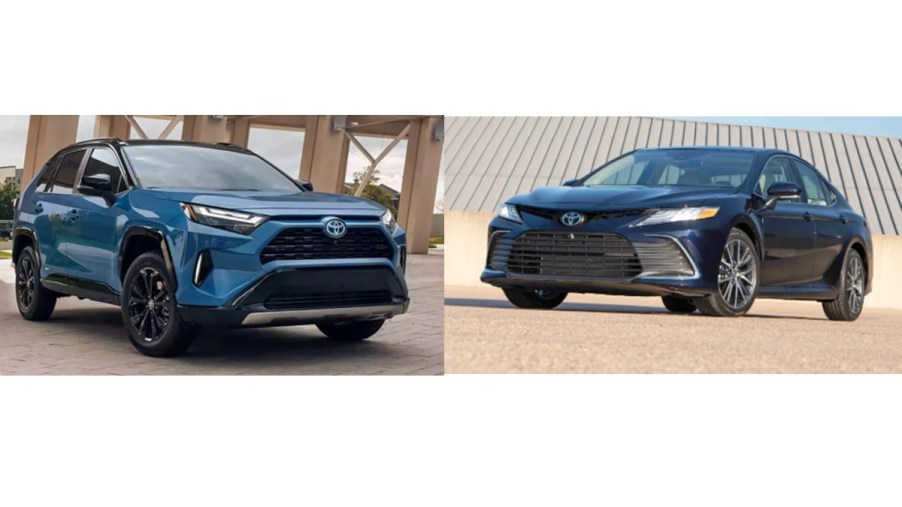 2023 Toyota Camry and RAV4 Side by Side