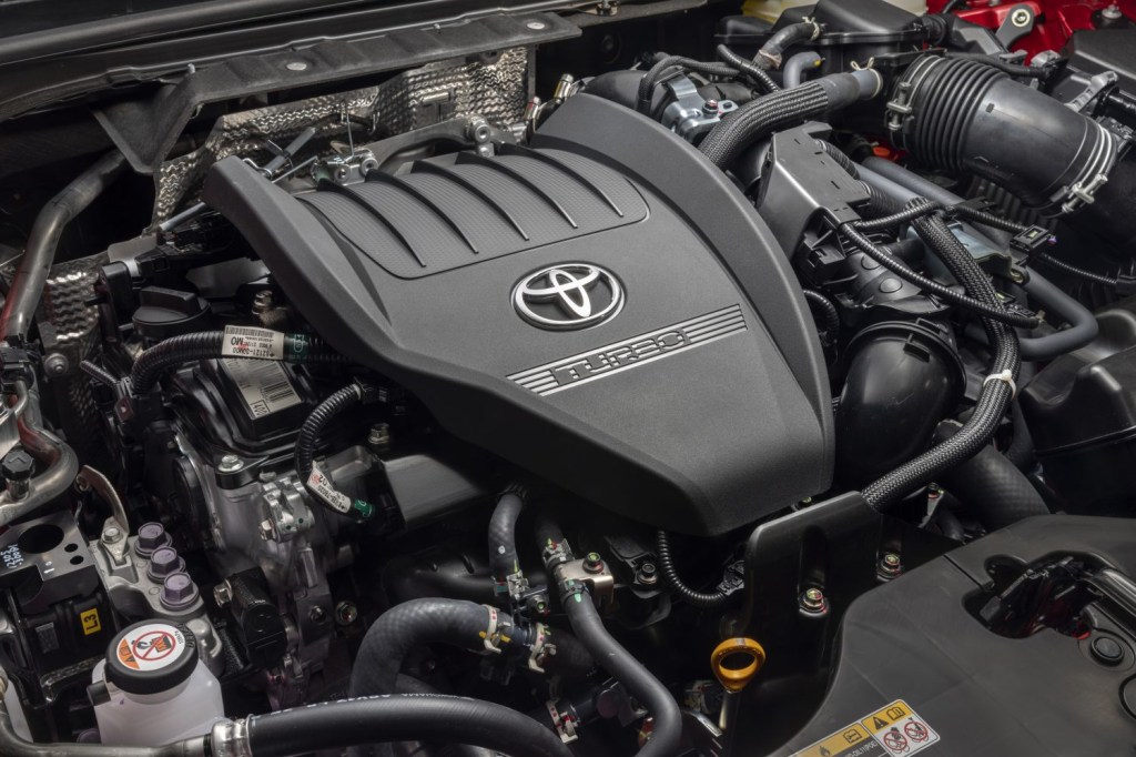 The HYBRID MAX motor in a Toyota Crown