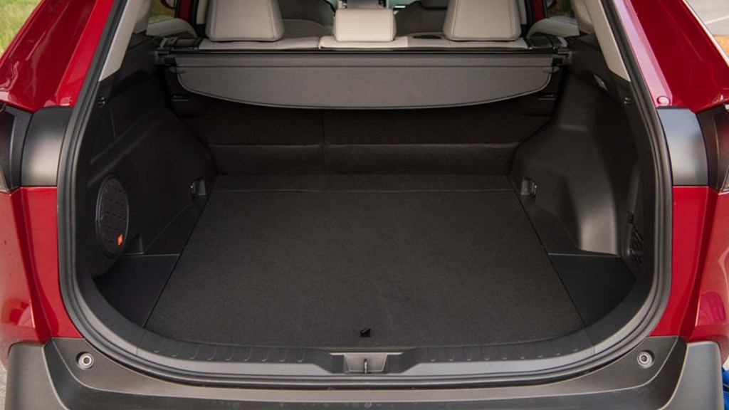 2023 Toyota RAV4 Cargo Room With the Rear Seat Upright