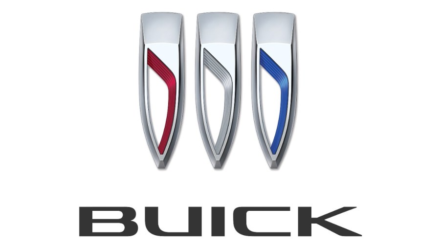 The new Buick logo set against a white background