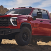 Red 2024 Chevrolet Silverado HD 2500 off road