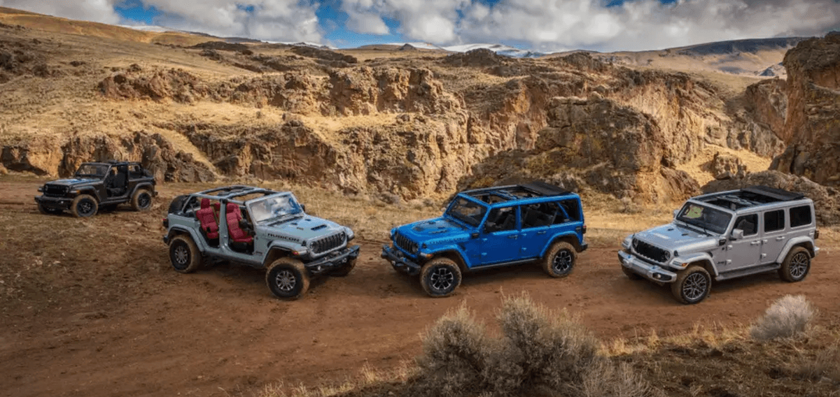  Wrangler lineup 