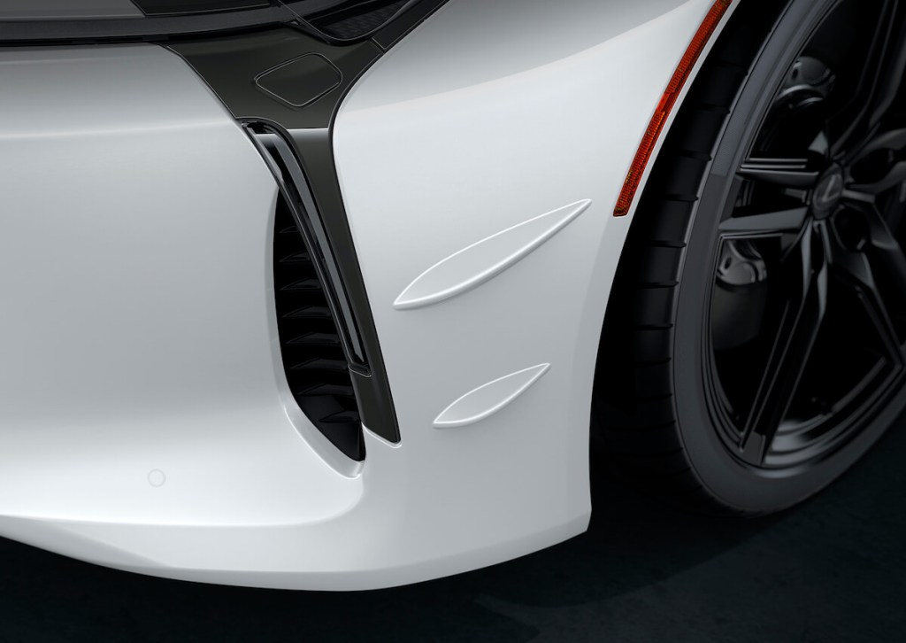 2024 Lexus LC 500 front bumper canards