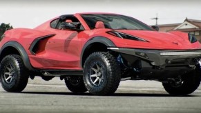 2025 Chevy Corvette SUV Off-Road Rendering - This just shows how aggressive the new Chevy SUV could be