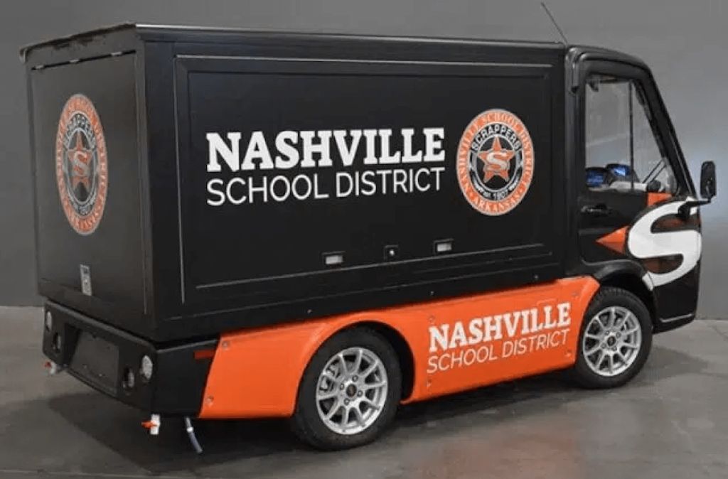 AYRO Vanish LSEV commercial utility vehicle delivery box