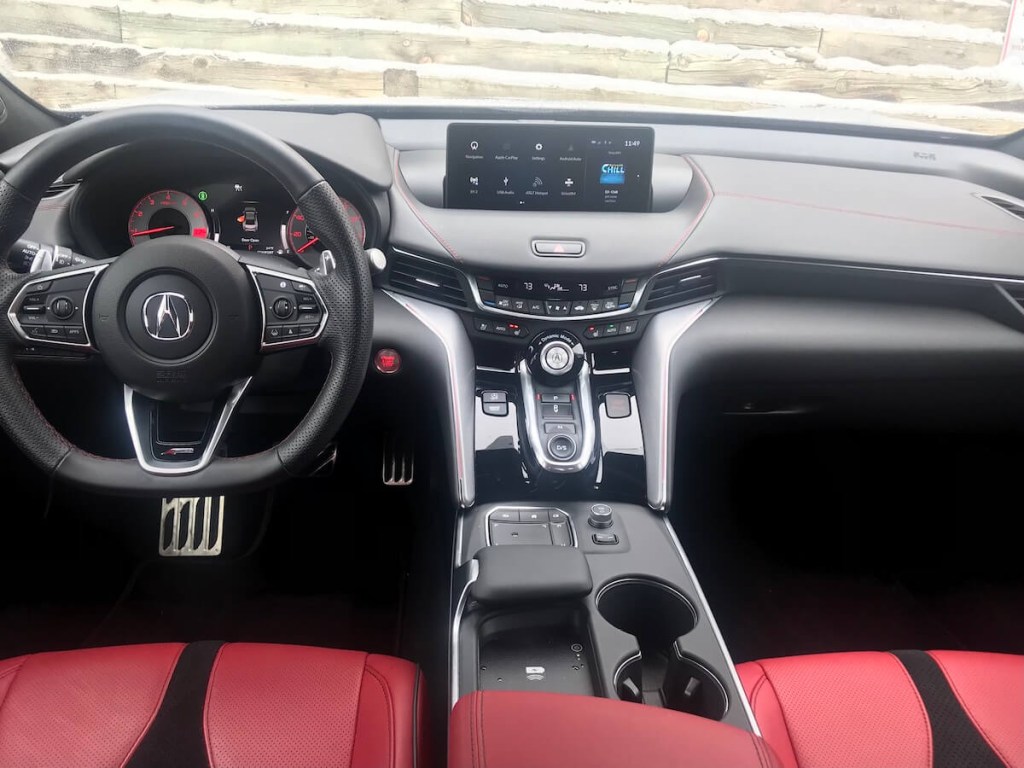 2023 Acura TLX front interior view