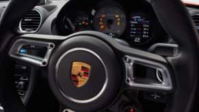 Alcantara steering wheel