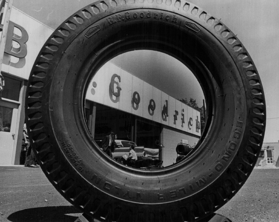 A BFgoodrich tire 