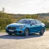 BMW 2 Series Gran Coupe in blue; the cheapest sedan from BMW