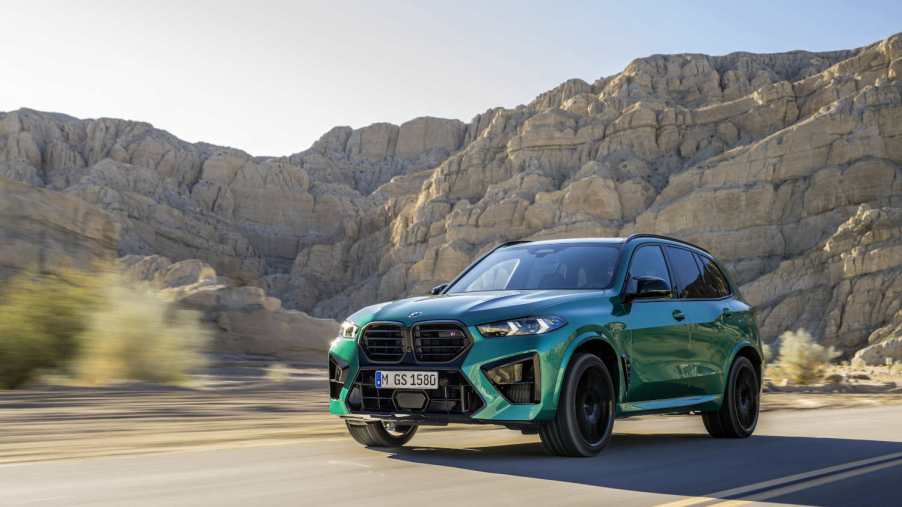 The 2024 BMW X5 M Competition in Isle Of Man Green Metallic