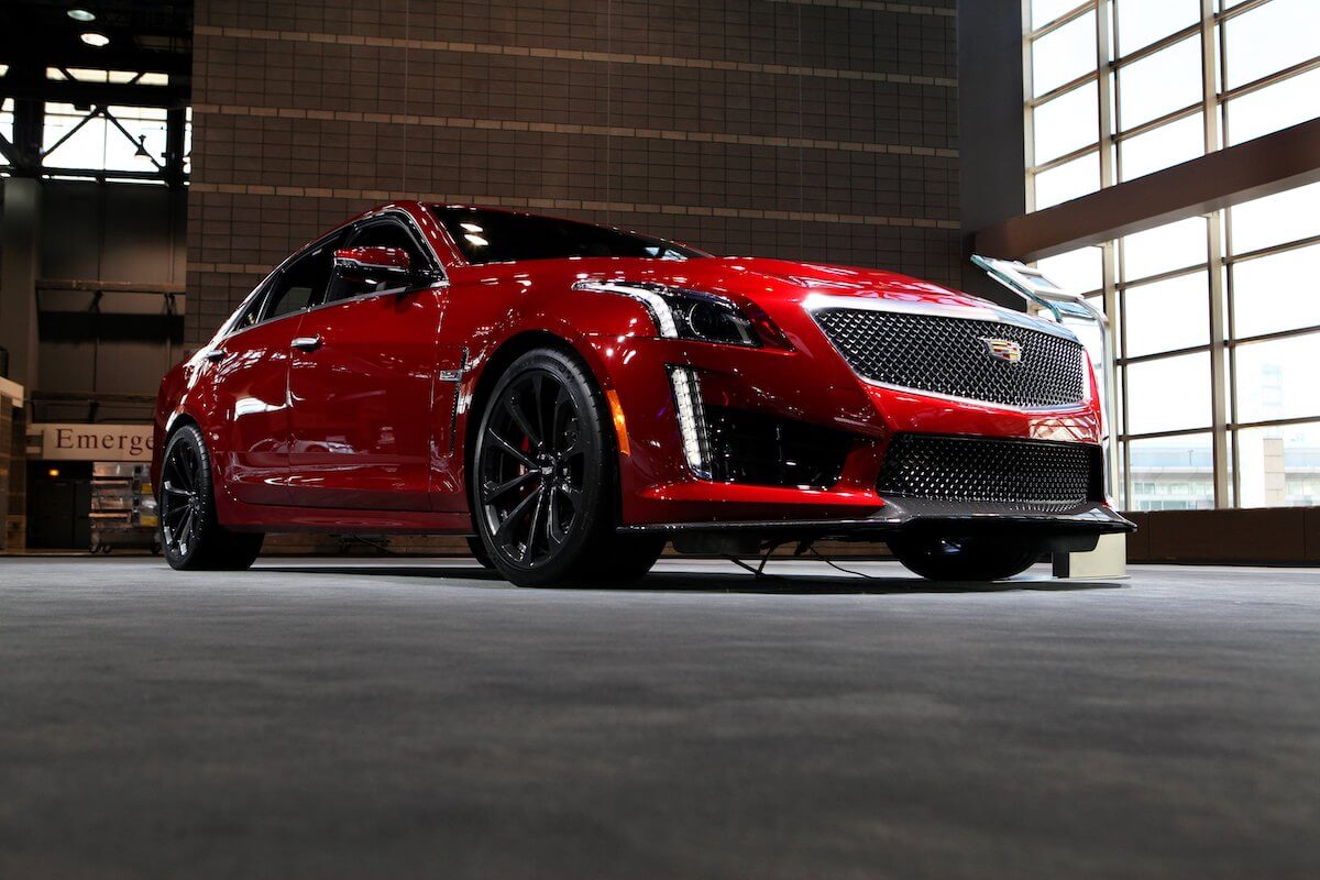 Cadillac CTS red