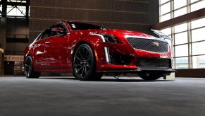 Cadillac CTS red