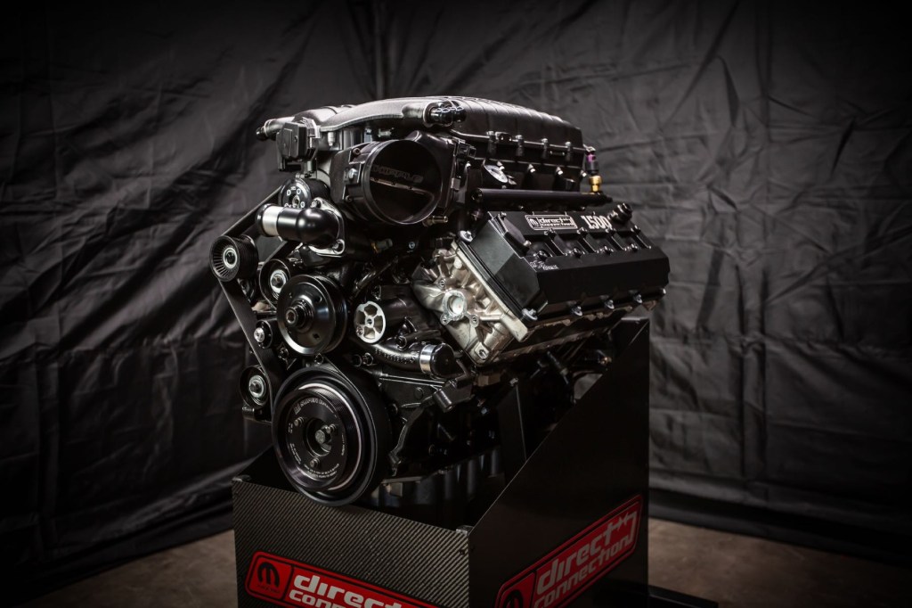 A new engine like this Dodge HEMI V8 crate engine often requires a break-in period.