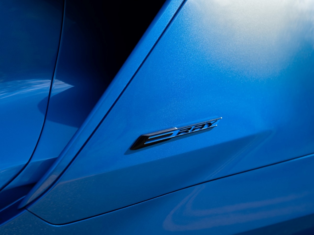 The 2024 Corvette E-Ray logo