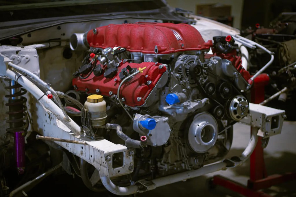 Ferrari engine Subaru STI Rally Car