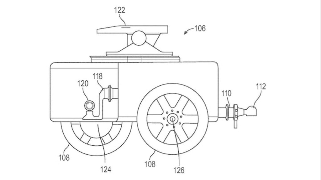 GM Patent Drawing for Tow-Assist Device