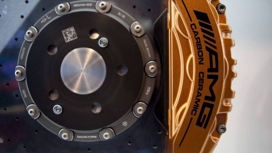 AMG Brake pad and rotors, a high-end setup that can help get rid of brake dust